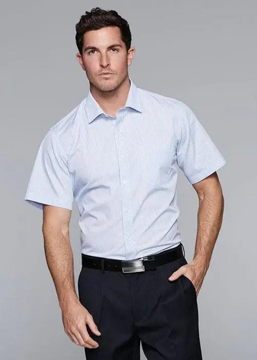 Aussie Pacific Men's Bayview Short Sleeve Shirt 1906S Corporate Wear Aussie Pacific